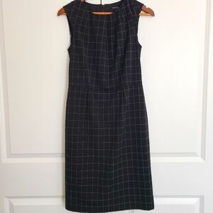 Banana Republic Windowpane Sheath Dress - Size 2